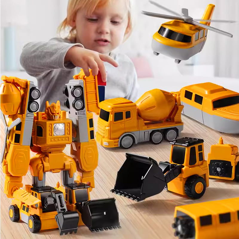 ?49% Off?Magnetic Transform Engineering Car Assembled Toys – yahory