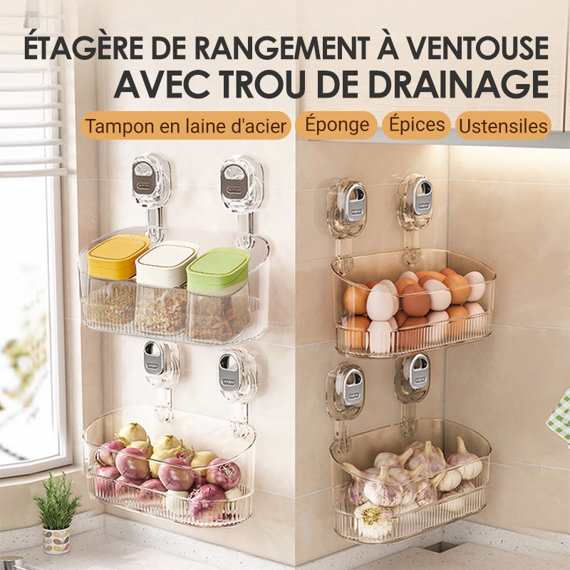 Rangement Aluminium à Ventouse