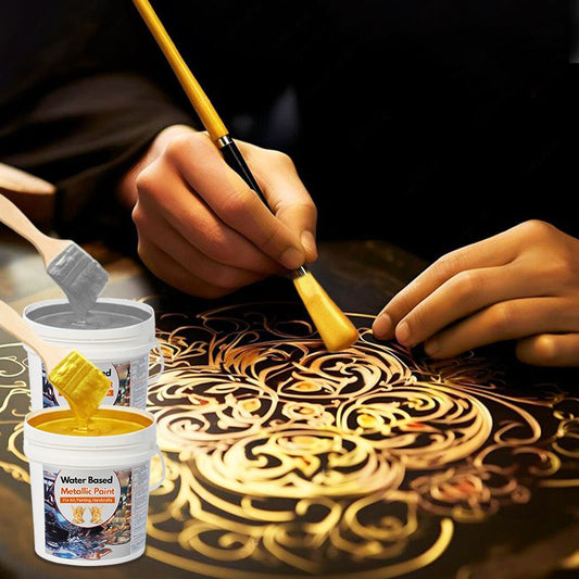 Peinture à la feuille d'or à base d'eau pour l'art, la peinture et l'artisanat