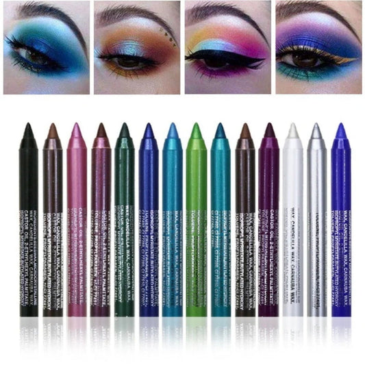 🎨 Eyeliner Coloré Longue Tenue 24h Waterproof – 13 Couleurs, Fini Perle & Mat, Facile à Utiliser 🔥 35 % DE RÉDUCTION !! ⏰