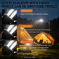 Batterie externe solaire portable, chargeur solaire avec double lampe de poche LED, batterie externe pour voyages et camping