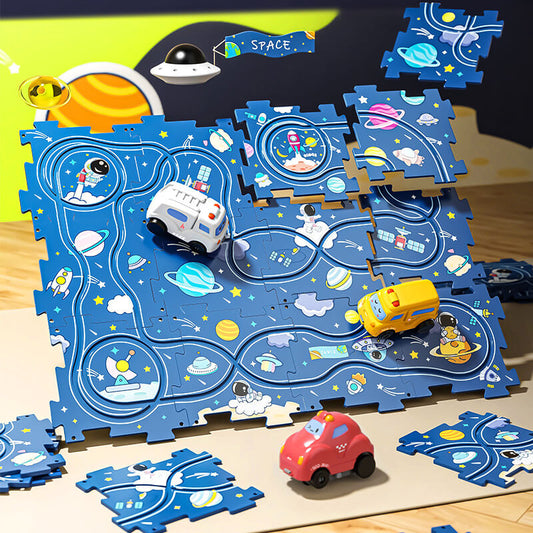Children's DIY City Train Wagon Puzzle - Ideal Gift