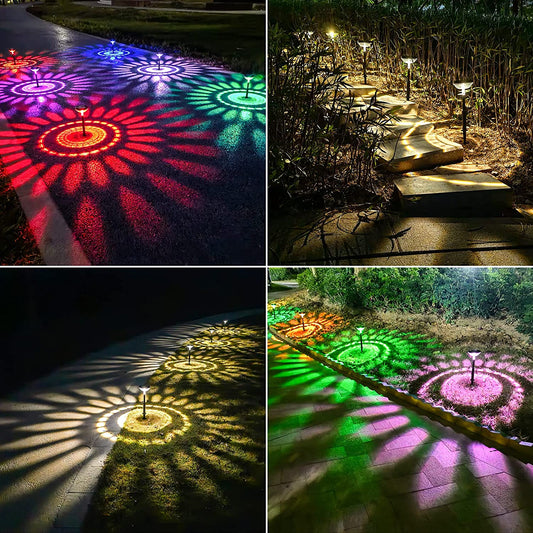 Lampes solaires décoratives à utiliser dans le jardin ou sur les chemins extérieurs