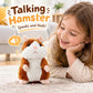 Peluche hamster parlante – répète tout ce que vous dites, remue la tête automatiquement ; un divertissement hilarant pour les enfants comme pour les adultes