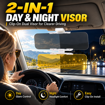 Pare-soleil universel HD anti-reflets pour voiture – Jour et nuit