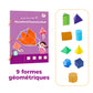 Livre éducatif pour apprendre la géométrie en 3D avec ficelle à tirer