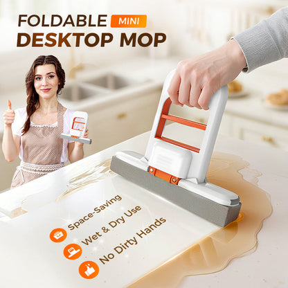 🔥 -50 % !! 📢⏰ Mini balai-serpillière portable à essorage automatique – Nettoyage compact sans se mouiller les mains ✨