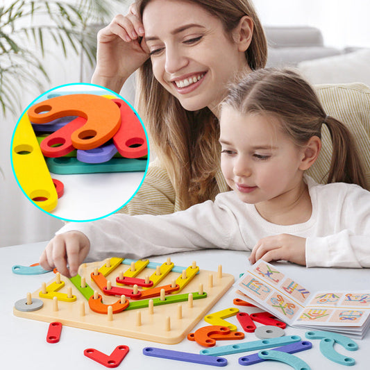 🎁Puzzle à Encastrement Montessori 🎅 Idée Cadeau de Noël !