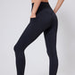 Leggings de sport gainants taille haute avec poches latérales