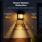 💡50% OFF NOW! Motion Sensor Solar Wall Light, IP65 Waterproof Solar Lantern Wall Lamp, 3 Lighting Modes, Auto On/Off, Bright Warm Light for Garden, Patio, Porch & Pathway