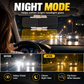 Pare-soleil universel HD anti-reflets pour voiture – Jour et nuit