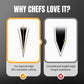 🔪 50% DE RÉDUCTION! 🔥 Couteau de cuisine forgé – Lame tranchante, durable & équilibré – Parfait pour toutes vos préparations culinaires 🍳