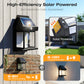 💡50% OFF NOW! Motion Sensor Solar Wall Light, IP65 Waterproof Solar Lantern Wall Lamp, 3 Lighting Modes, Auto On/Off, Bright Warm Light for Garden, Patio, Porch & Pathway
