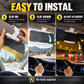 Pare-soleil universel HD anti-reflets pour voiture – Jour et nuit