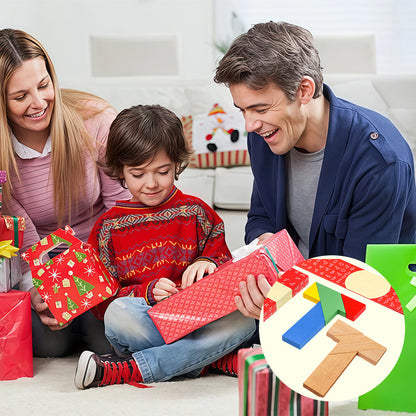 🧩Puzzle éducatif en bois en forme de T