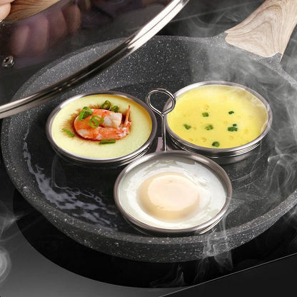 🥚 Cuiseur à œufs en acier inoxydable 304 – Conception alimentaire, robuste et à libération facile ✨🍳