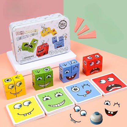 3D Puzzle Face-Changing Magic Cube
