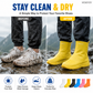 ☔ 50% RABATT – Couvre-chaussures silicone étanches – toutes tailles – sans couture – nomades – hommes, femmes, enfants👟