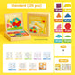 ✨ Puzzle Magnétique en Bois - 180 Pièces Géométriques, Apprentissage STEM, Boîte de Rangement Portable ✨