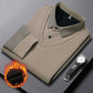 Men's Lapel Faux Two-Piece Knitted Shirt