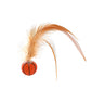 🎉Balle rebondissante interactive pour chat avec des plumes