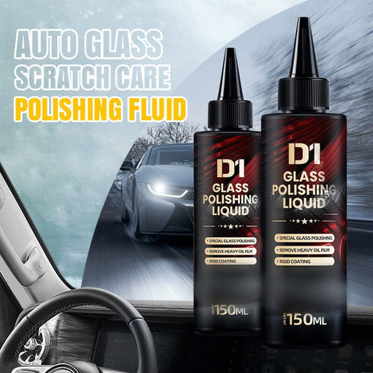 🔥Liquide de polissage pour vitres automobiles – Effacez les marques de façon permanente, économisez sur les coûts de remplacement !