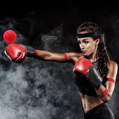 🔥Offre limitée pour Noël : -50 % !!!🔥Bandeau avec balle de réflexe pour la boxe