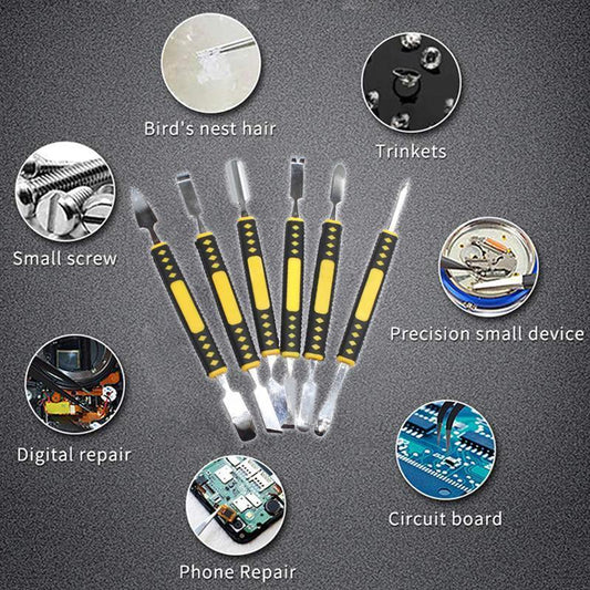 ⚡ Ensemble de 6 pieds-de-biche en métal - Outils de levier polyvalents pour les projets de démolition, de construction et de bricolage 🛠️