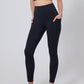 Leggings de sport gainants taille haute avec poches latérales