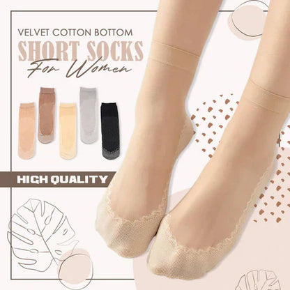 20 pairs of transparent ankle socks for women