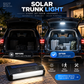 🔆 Éclairage de coffre solaire à LED pour voitures – Capteur automatique, sans fil, 6 couleurs, pour SUV et véhicules