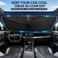 ☀️Pare-soleil de voiture – Isolation thermique efficace, protection UV et protection de pare-brise auto facile à plier