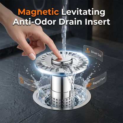 Insert de drain anti-odeurs en lévitation