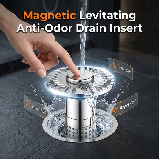 Insert de drain anti-odeurs en lévitation