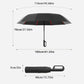 ☔Parapluie pliant automatique – Coupe-vent, imperméable et compact