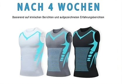 🎉 Gilet de maintien ionique – Compression et rafraîchissement – Gainage corporel et sans manches – Invisible sous les vêtements.