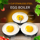 🥚 Cuiseur à œufs en acier inoxydable 304 – Conception alimentaire, robuste et à libération facile ✨🍳