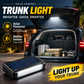 🔆 Éclairage de coffre solaire à LED pour voitures – Capteur automatique, sans fil, 6 couleurs, pour SUV et véhicules
