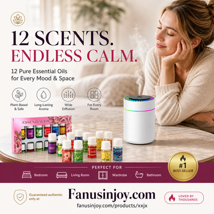 🔥Offre limitée dans le temps : 50 % de réduction !🎁🌺Un parfum frais pour vous remonter le moral !🌷Coffret de 12 huiles essentielles hydrosolubles