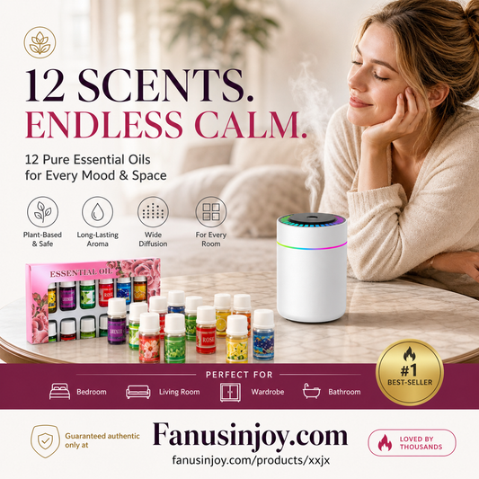 🔥Offre limitée dans le temps : 50 % de réduction !🎁🌺Un parfum frais pour vous remonter le moral !🌷Coffret de 12 huiles essentielles hydrosolubles