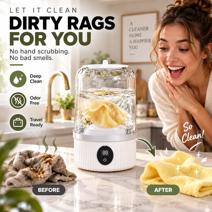 Offre limitée : 55 % de réduction 🎁 Ayez les mains libres 🥰 Mini-lave-linge à recharge sans fil