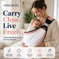 👶 50% DE RÉDUCTION! 🧸 Porte-bébé léger – Respirant, ajustable & confortable – Idéal pour les balades et les câlins en toute sécurité 🌿