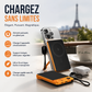 🔋 OFFRE LIMITÉE : 50% DE RÉDUCTION ! ✨ Chargeur Portable Magnétique 3 en 1 – Sans Fil, Support Intégré & Ultra-Fin – Rechargez Smartphone, Montre et Autre Appareil Simultanément 🍃📱