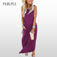 Women’s Trendy Solid Color Sleeveless Long Dress