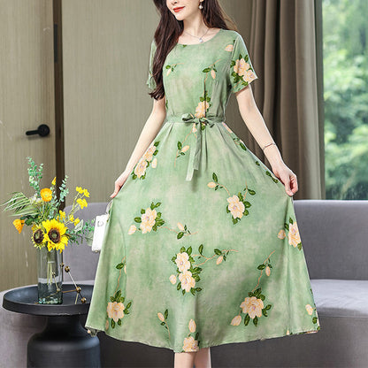 Women's Summer Elegant Printed Dress