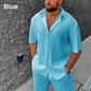 Men's Casual Loose Beach Two Piece Set