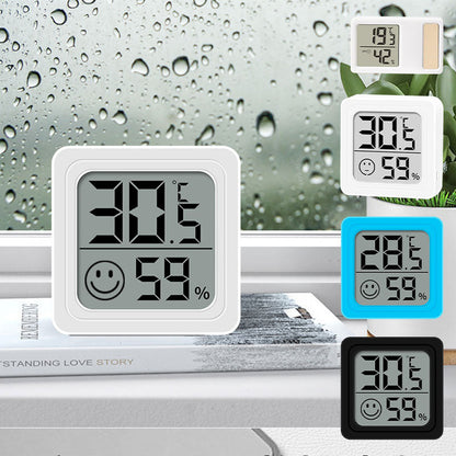 2-in-1 High Precision Temperature Humidity Meter with Digital Display