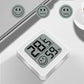 2-in-1 High Precision Temperature Humidity Meter with Digital Display