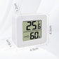 2-in-1 High Precision Temperature Humidity Meter with Digital Display