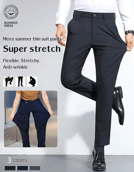Men's Summer Thin Suit Business Pants
